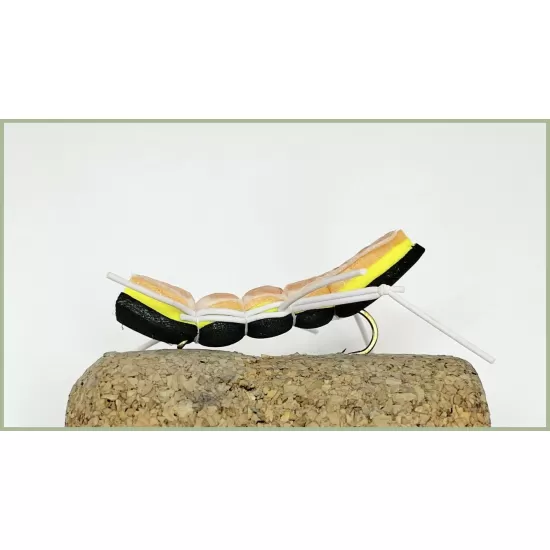 Triple Decker Tan & Yellow Foam Bug