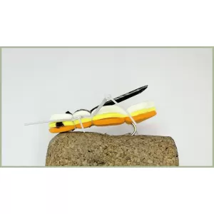 Triple Decker White & Yellow Foam Bug