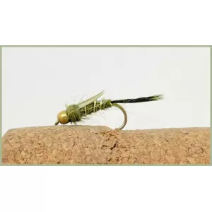 Barbless Goldhead Olive Evil Weevil
