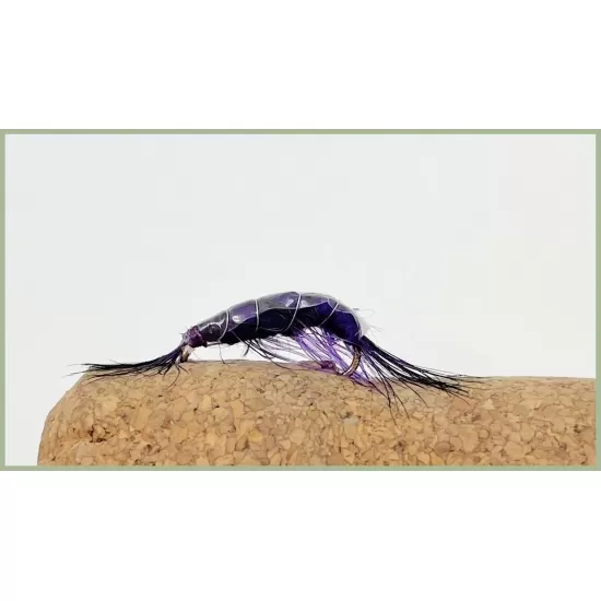 18 Shrimp Trout Flies - GH scud, UW Shrimp, Purple Shrimp