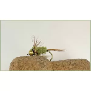 Goldhead Olive Short Shank Montana