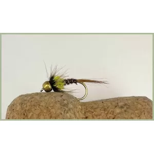 Barbless Goldhead Olive Cruncher