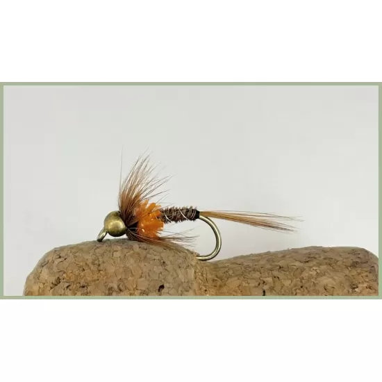 Barbless Goldhead Orange Cruncher