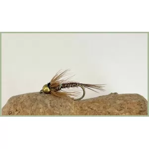 12 Goldhead Nymph - Flash Head Hares Ear and Flash Head Pheasant Tail