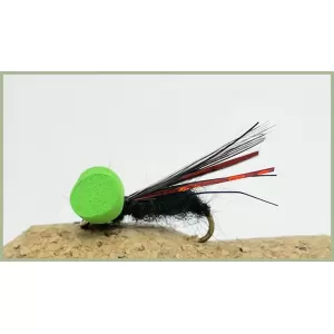 Dynamite Booby - Red & Black (Lime head)