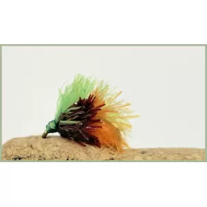 Three Tone Blob - Lime/Orange/Black