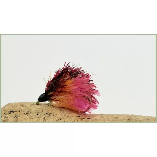 Three Tone Blob - Black/Pink/Orange