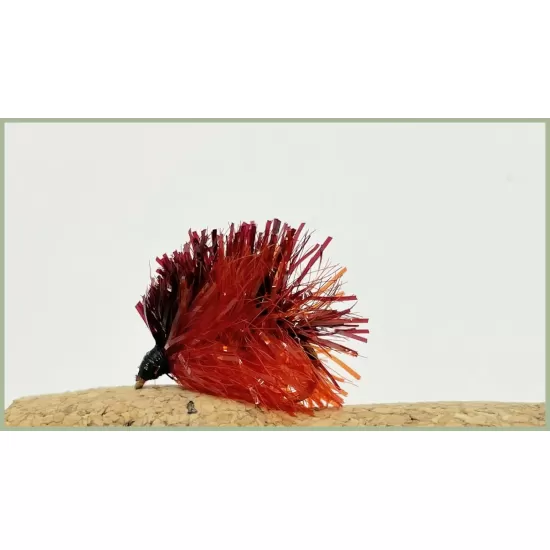 Two Tone Blob - Red/Black