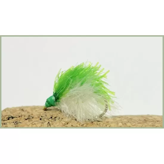 Two Tone Blob - White/Lime