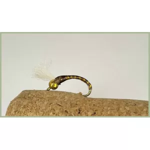 12 Goldhead Buzzer - Glass Epoxy Orange and Gold