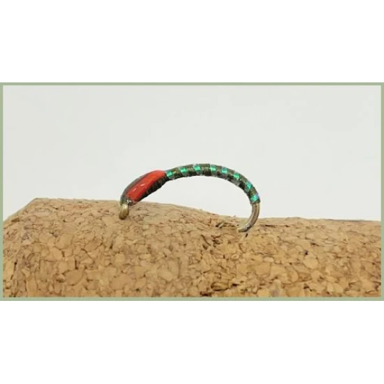 Barbless Epoxy Buzzer Olive Sparkle