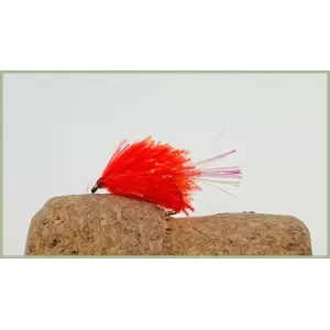 Barbless Orange Blob - UV Tail