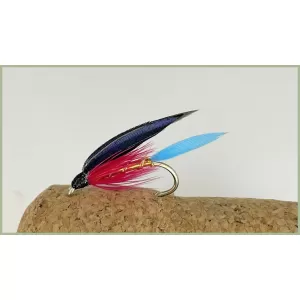 12 Barbless Wet Flies - Butchers, Gold and Kingfisher