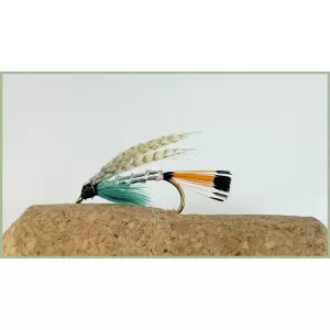 Barbless Teal Blue and Silver Wet Fly