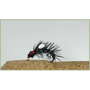 12 Barbless Snatchers - Claret, Olive & Black/Red