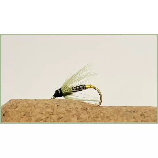 12 Black and Olive Emergers