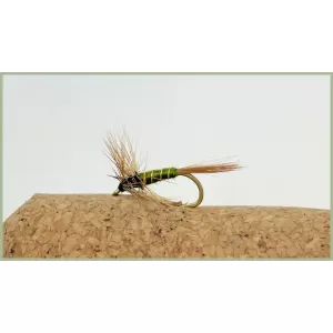 Barbless Greenwell Glory Hackled Dry