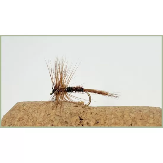 18 Dry Flies  - Hares Ear,Pheasant Tail and Olive Dun