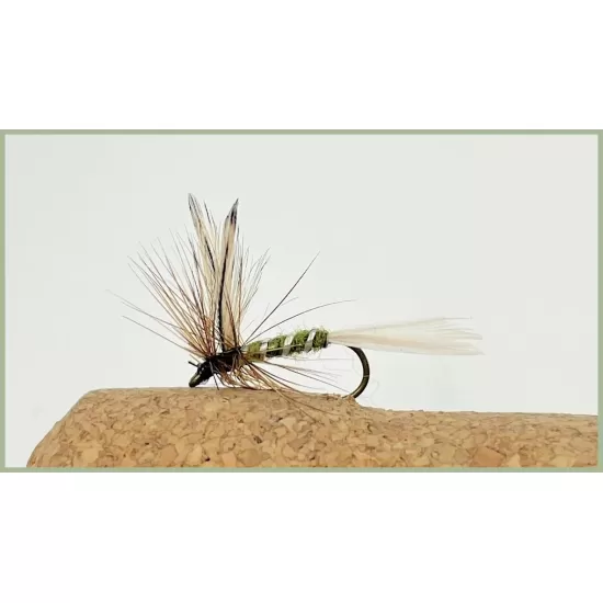 12 Dry Flies - Lunns Particular, Houghton Ruby, Spinners