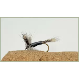 12  Barbless Wulff - Grey,White and Olive