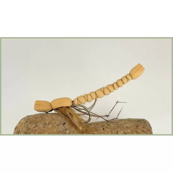 12 Barbless Mixed Foam Daddy Long Legs - Orange, Red, Tan, Brown