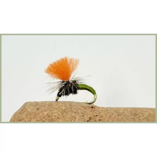 12 klinkhammer Dry Flies - Hi Viz