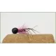 16 Barbless Coloured Booby Hopper - Claret, Black, Olive, Orange