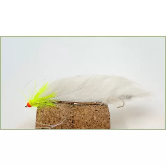 Barbless Hothead White Snake (Zonker)
