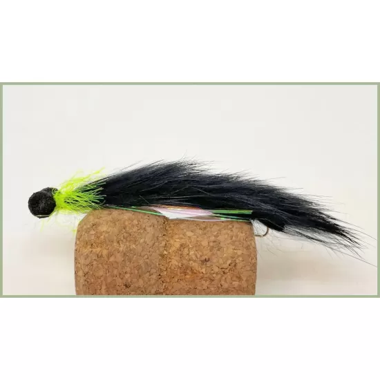 Barbless Booby Black Snake (Zonker)