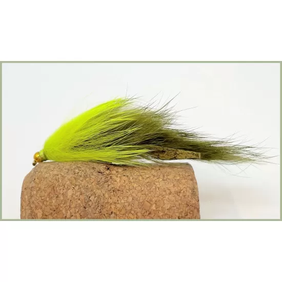 Olive & Chartreuse Bunny Leech