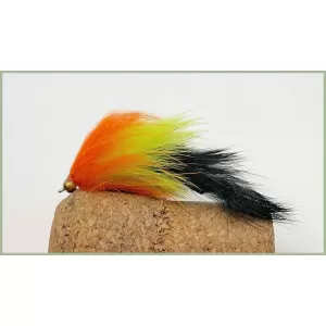 Black  Chartreuse  & Orange Bunny Leech