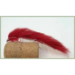 Red Double Hook Humungous Snake Zonker