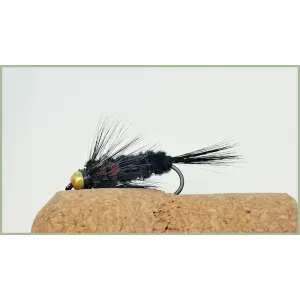Barbless Goldhead Long Shank Red Montana