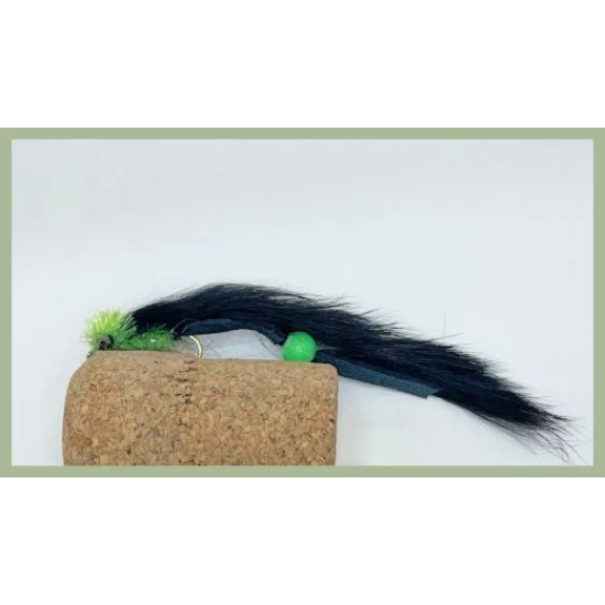 UV Lime Bead Black Snake