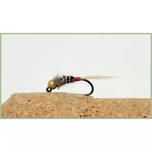 Barbless Hares Ear Copper Rib Jig