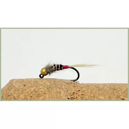 Barbless Hares Ear Copper Rib Jig