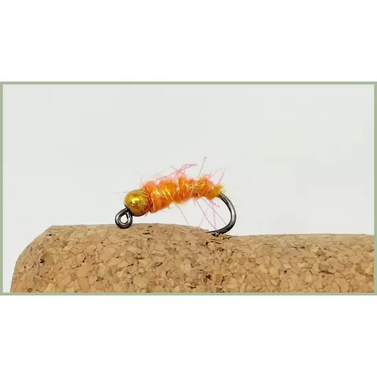 Barbless Orange Pearl Jig