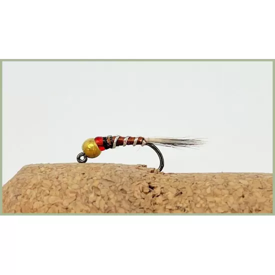 Barbless Red Hothead  Jig