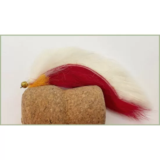 Goldhead Two Tone Red and White Zonker