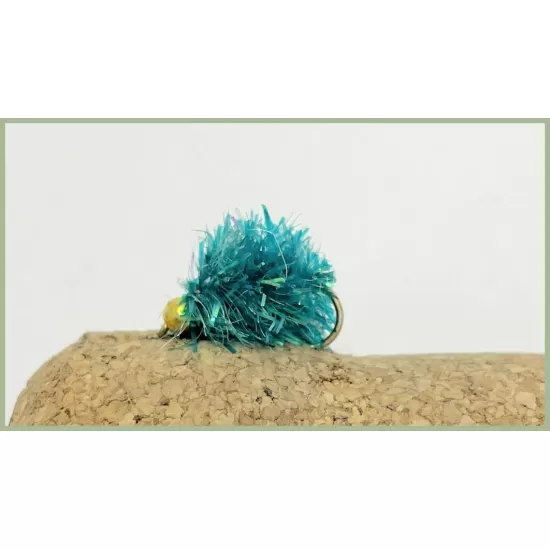 12  Goldhead Egg Fritz, Black, Silver, Teal