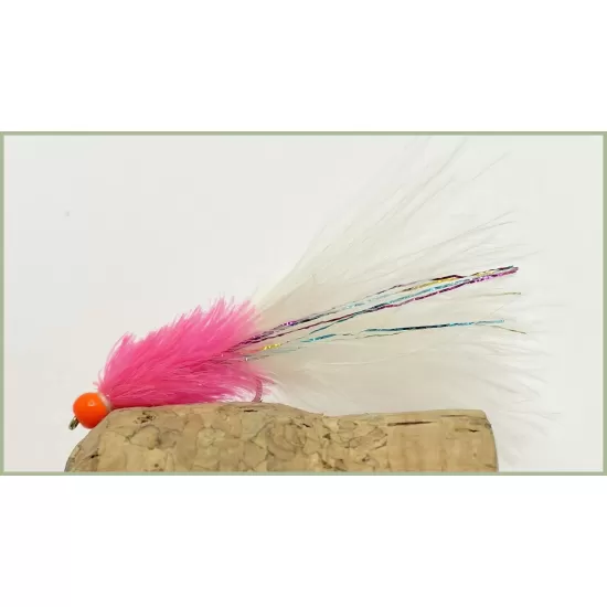Barbless Rainbow Hothead - Pink
