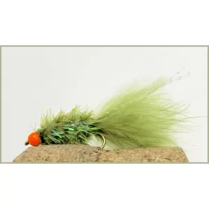 Olive Hothead Fritz (Red bead)