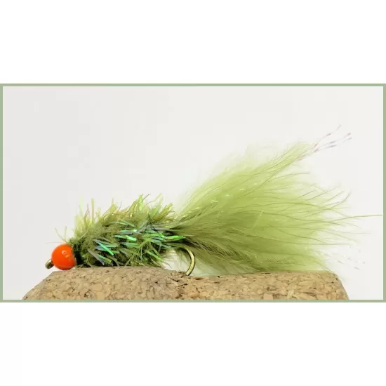 Olive Hothead Fritz (Red bead)