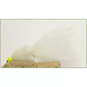 12 Hothead White Fritz (lime & Orange Bead)