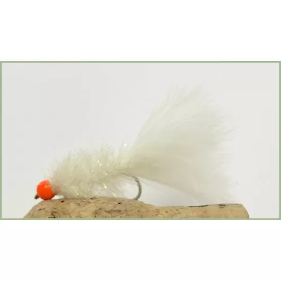 12 Hothead White Fritz (lime & Orange Bead)