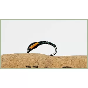 18 BARBLESS Epoxy  Buzzer - Olive, Black, Sparkle