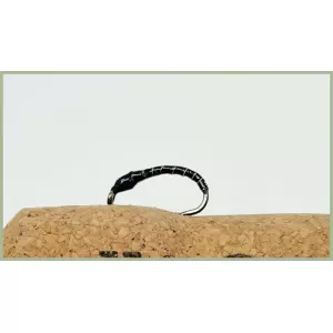 12 BARBLESS Epoxy Buzzer - Black, Olive and Sparkle