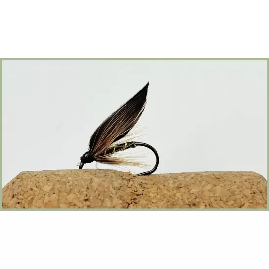 12 BARBLESS Wet Flies - Dunkeld, Invicta, Greenwell