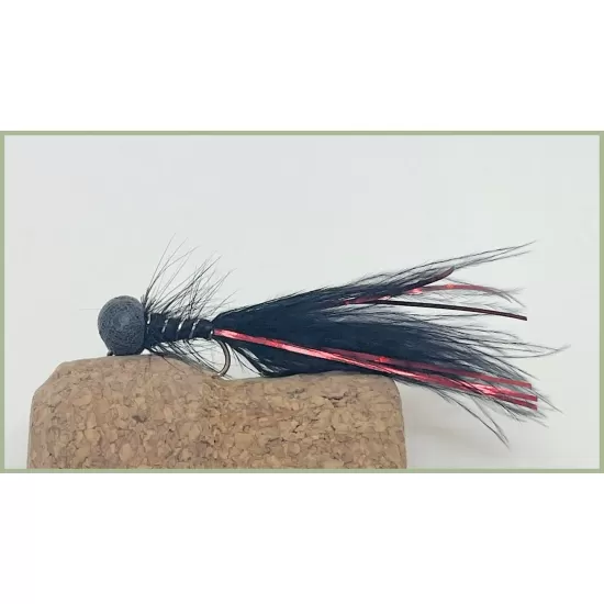 12 Barbless Booby Flash Damsel and Booby Marabou