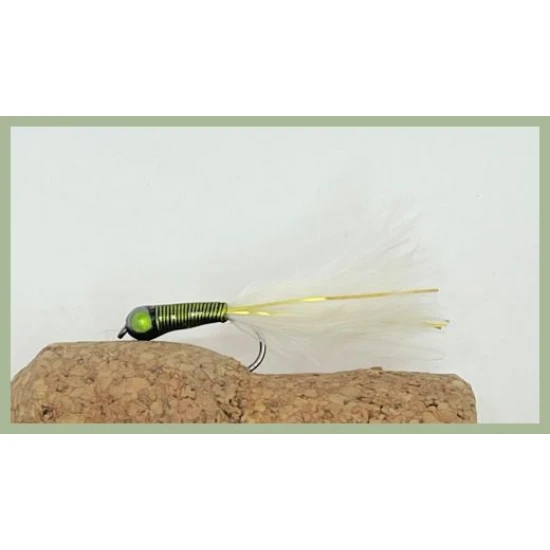 12 Barbless Marabou Stalking Bugs